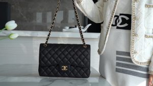 CF Classic Flap Jumbo |鱼子酱 黑金 大号 图1