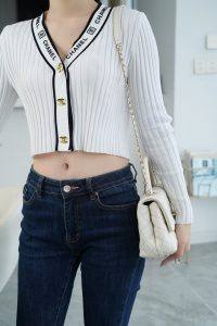 『Coco Handle』米白浅金小号 图3