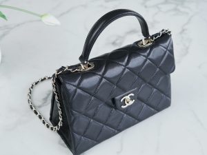 CHANEL 24p 手柄kelly盒子 黑色大号 图4