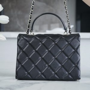 CHANEL 24p 手柄kelly盒子 黑色大号 图3