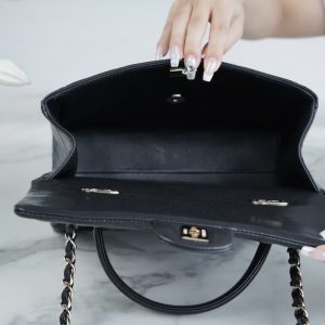CHANEL 24p 手柄kelly盒子 黑色大号 图6