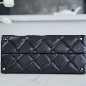 CHANEL 24p 手柄kelly盒子 黑色大号 图9