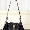 Chanel 26C系列 25bag mini鱼子酱 黑金 图1