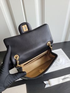 23k新版金球 羊皮金属球mini CF方胖子金珠可调节斜挎单肩包 1787 尺寸: 20cm 图7