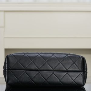 Chanel 25A 麂皮购物袋 灰色小号 图9