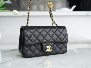 Chanel 23C大mini金属球 黑色 图4