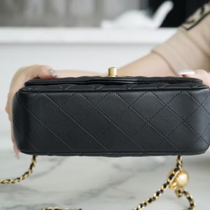 Chanel 23C大mini金属球 黑色 图6