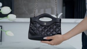 CHANEL 横款31bag nano 黑色 图1