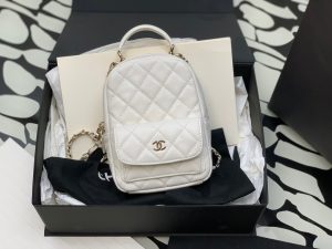 24c mini双肩包 白色 尺寸18*22*10cm 图1