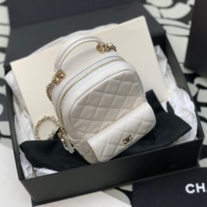 24c mini双肩包 白色 尺寸18*22*10cm 图2