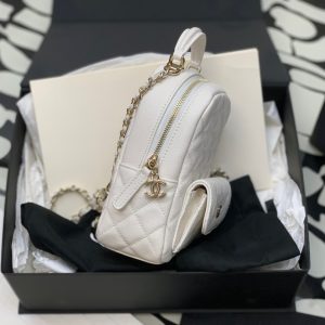 24c mini双肩包 白色 尺寸18*22*10cm 图5