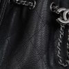 Chanel 26C系列 25bag mini鱼子酱 黑球银 图1