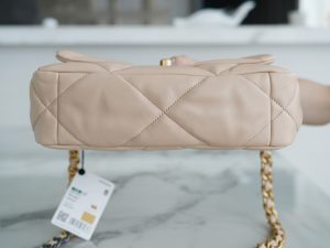 °CHANE·L春夏新品 19bag 浅杏 小号 图6