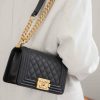 Chanel leboy 小球纹黑金小号 图1