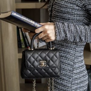 CHANEL 24k CoCo Handle Nano 黑色 图1