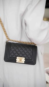 Chanel leboy 小球纹黑金小号 图3