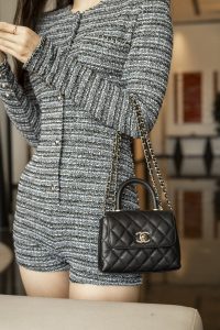 CHANEL 24k CoCo Handle Nano 黑色 图7