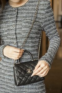 CHANEL 24k CoCo Handle Nano 黑色 图8