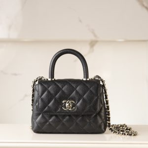CHANEL 24k CoCo Handle Nano 黑色 图1