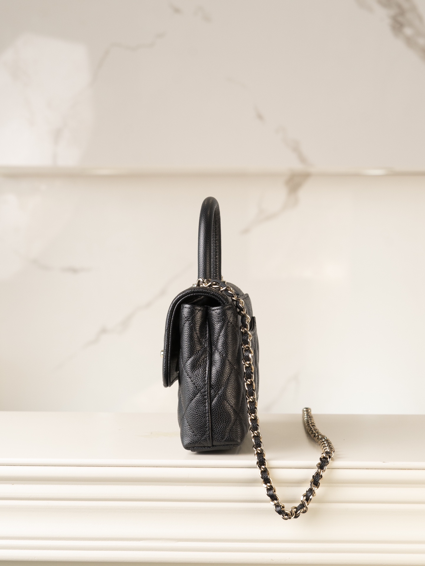 CHANEL 24k CoCo Handle Nano 黑色 图7