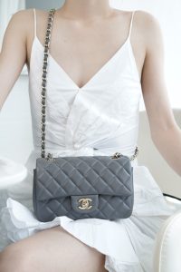 CF Classic Flap |羊皮 MINI 深灰色 图3
