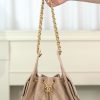 Chanel small hobo 杏色鱼子酱 小号 图1