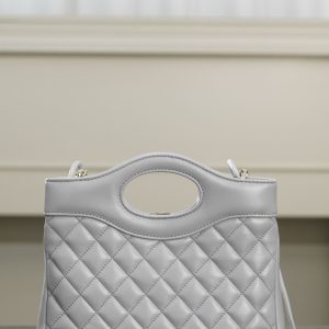 Chanel 31bag mini 浅灰 图2