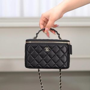chanel 25P 新款编织手柄 盒子包 图1
