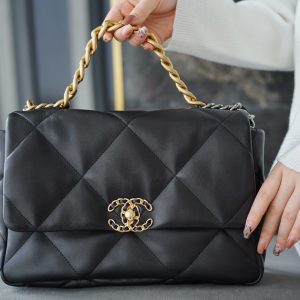 CHANEL BAG 经典黑 中号 图1