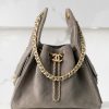 Chanel 灰色麂皮hobo 小号 图1