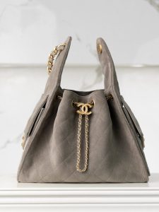 Chanel 灰色麂皮hobo 小号 图2
