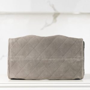 Chanel 灰色麂皮hobo 小号 图8
