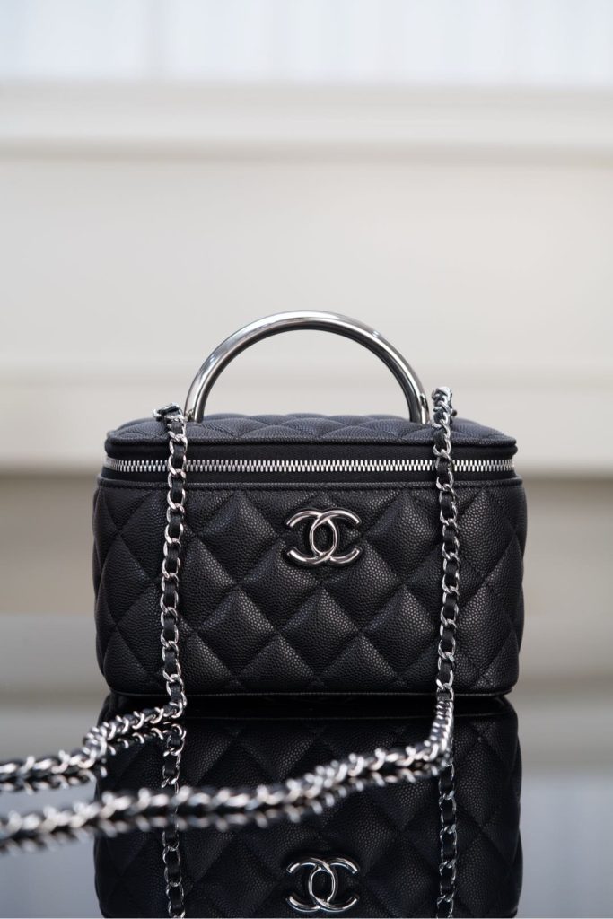 Chanel 25P 隐藏款 手柄长盒子包 荔枝牛 图1