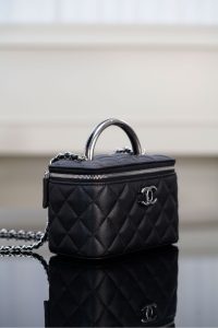 Chanel 25P 隐藏款 手柄长盒子包 荔枝牛 图3