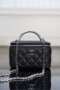 Chanel 25P 隐藏款 手柄长盒子包 荔枝牛 图1