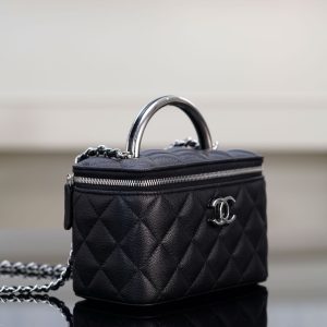 Chanel 25P 隐藏款 手柄长盒子包 荔枝牛 图3