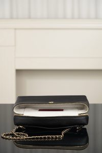Chanel 26A系列 LP盒子包 黑金 大号 图8