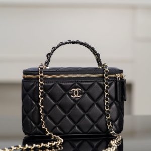 chanel 25P 新款编织手柄 盒子包 图4