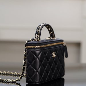 chanel 25P 新款编织手柄 盒子包 图6