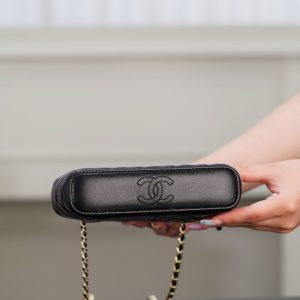 chanel 25P 新款编织手柄 盒子包 图9