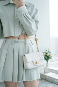 Chanel 金属球方胖子 白色 图2