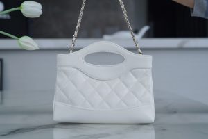 CHANEL 横款31bag nano 白色 图3
