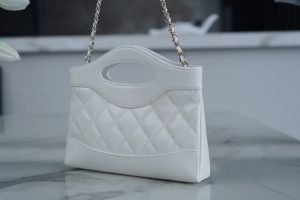 CHANEL 横款31bag nano 白色 图7