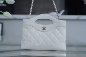 CHANEL 横款31bag nano 白色 图2
