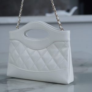 CHANEL 横款31bag nano 白色 图7