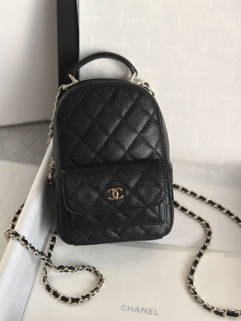 24c mini双肩包 黑色 尺寸18*22*10cm 图1