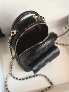 24c mini双肩包 黑色 尺寸18*22*10cm 图4