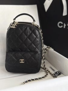 24c mini双肩包 黑色 尺寸18*22*10cm 图3