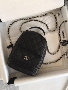 24c mini双肩包 黑色 尺寸18*22*10cm 图8