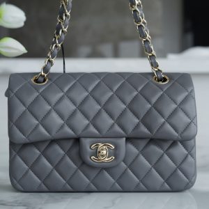 CF Classic Flap|小号 羊皮 深灰ʚྀིɞ 图1